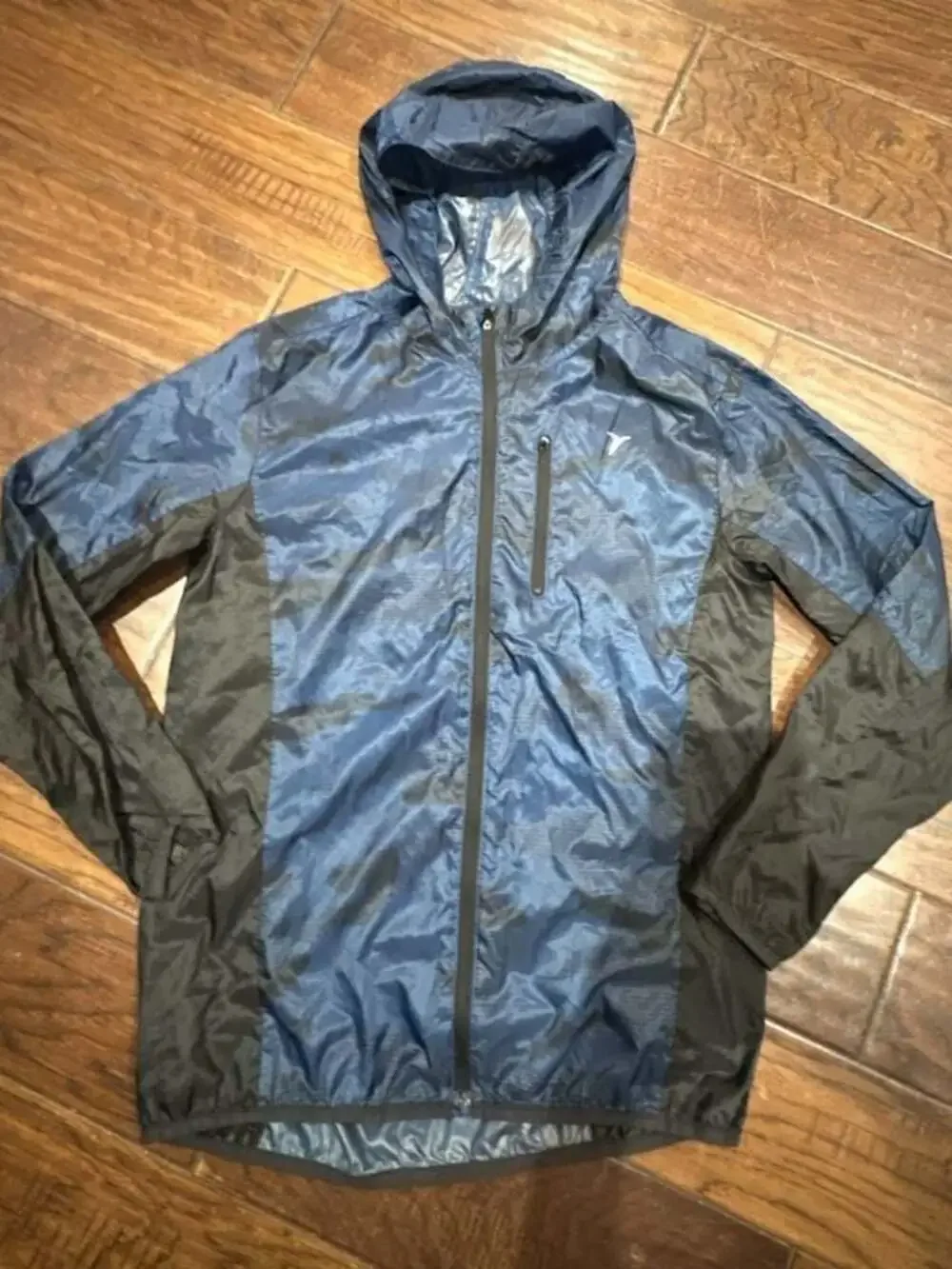 Old Navy Active Boys Blue Camo Lightweight Hooded Windbreaker Jacket Size XL (14